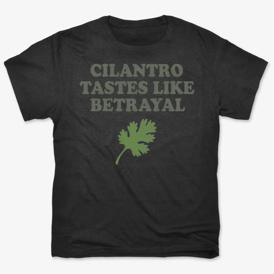 Cilantro Tastes Like Betrayal-Men's T-Shirt-Black
