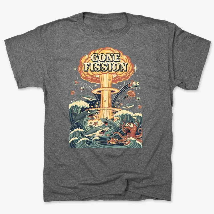 Gone Fission-Men's T-Shirt-Charcoal Heather