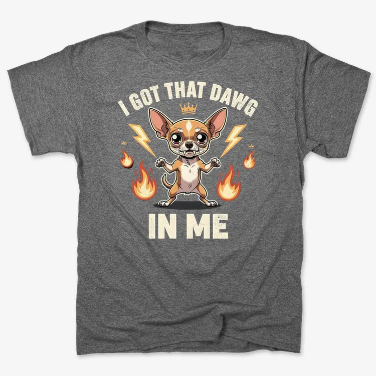 I Got That Dawg In Me-Men's T-Shirt-Charcoal Heather