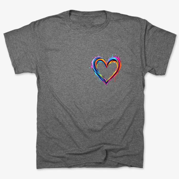 Rainbow Heartbeat Tee