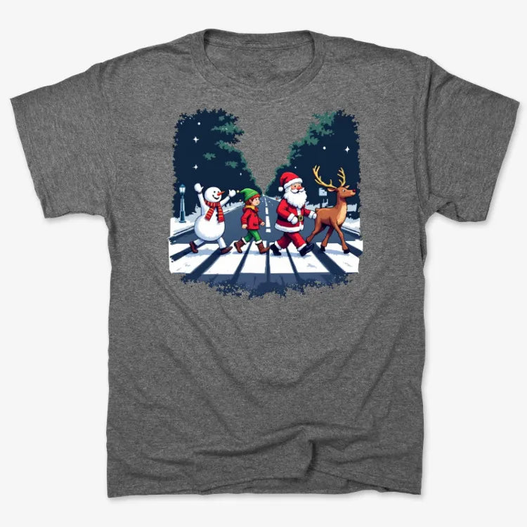 Festive Abbey Road Inspired T-Shirt