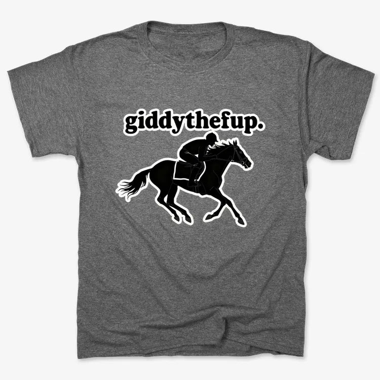 Giddythefup-Men's T-Shirt-Charcoal Heather