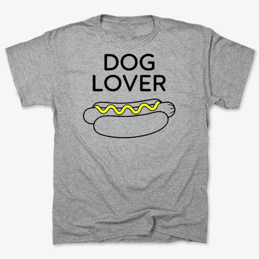Hot Dog Lover-Men's T-Shirt-Gray Heather