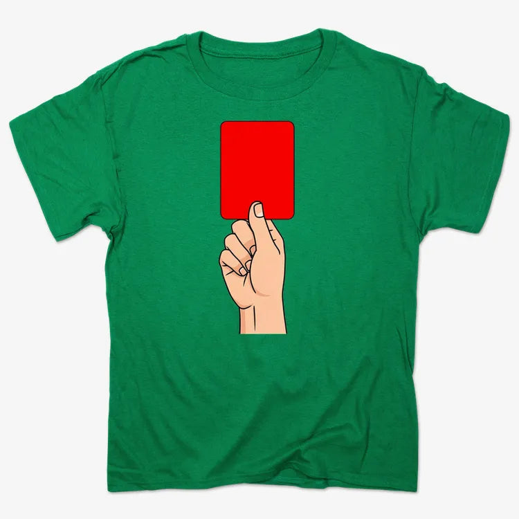 Red Card Statement-Men's T-Shirt-Kelly Green Heather