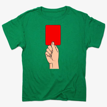 Red Card Statement-Men's T-Shirt-Kelly Green Heather