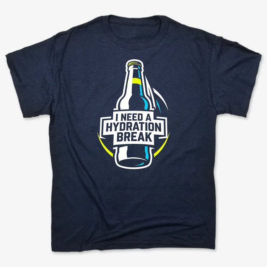 I Need a Hydration Break-Men's T-Shirt-Navy Blue