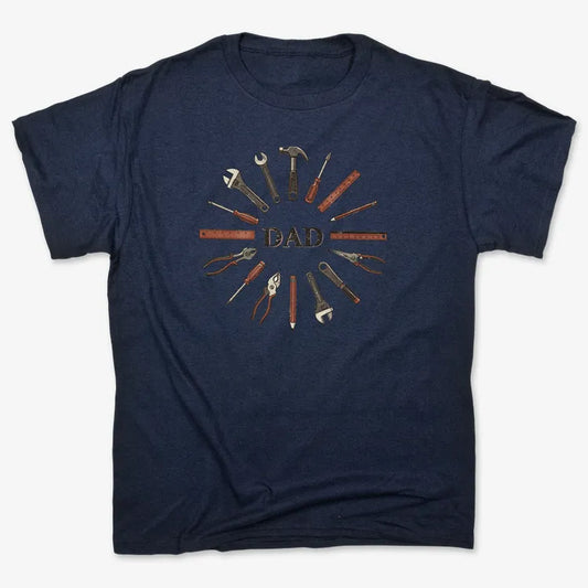 Dad's Toolbox of Love-Men's T-Shirt-Navy Blue