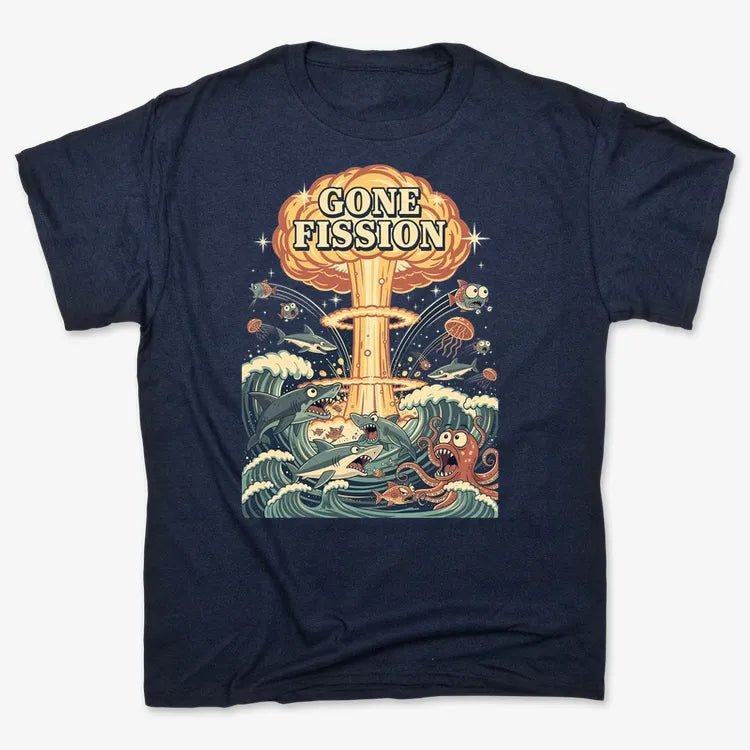 Gone Fission-Men's T-Shirt-Navy Blue