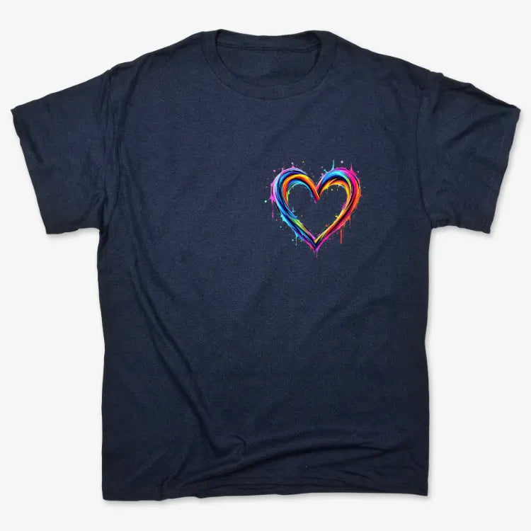 Rainbow Heartbeat Tee