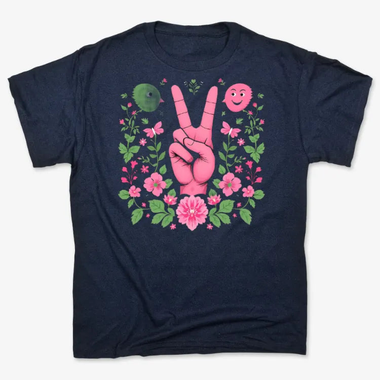 Peaceful Bloom Vibes Tee