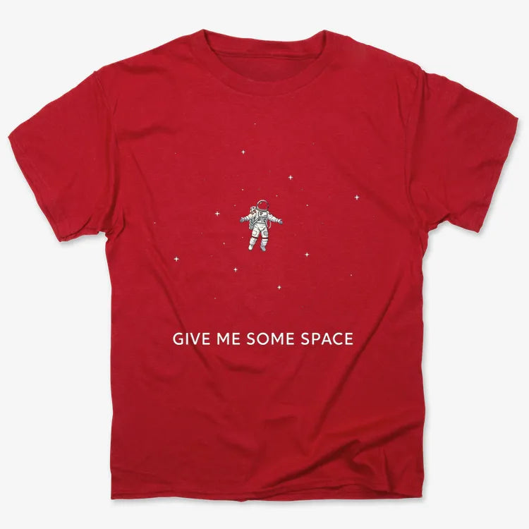 Give Me Some Space-Men's T-Shirt-Red