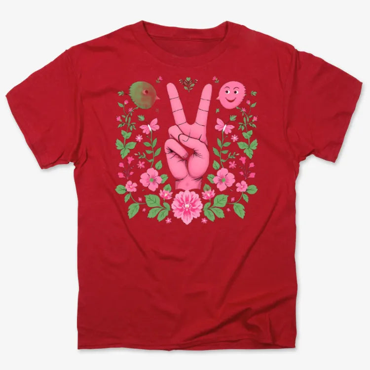 Peaceful Bloom Vibes Tee