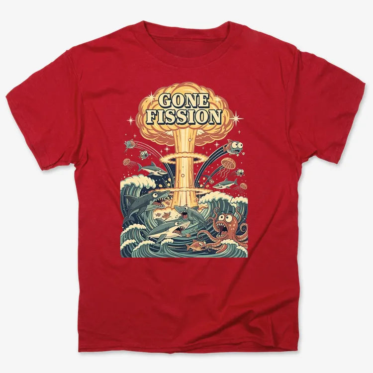 Gone Fission-Men's T-Shirt-Red
