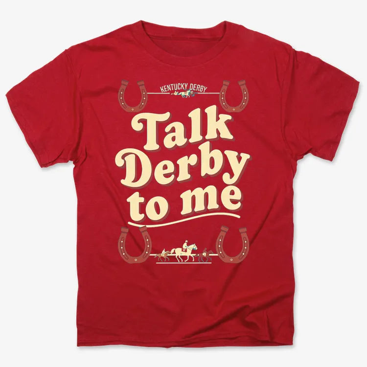 Talk Derby to Me-Men's T-Shirt-Red