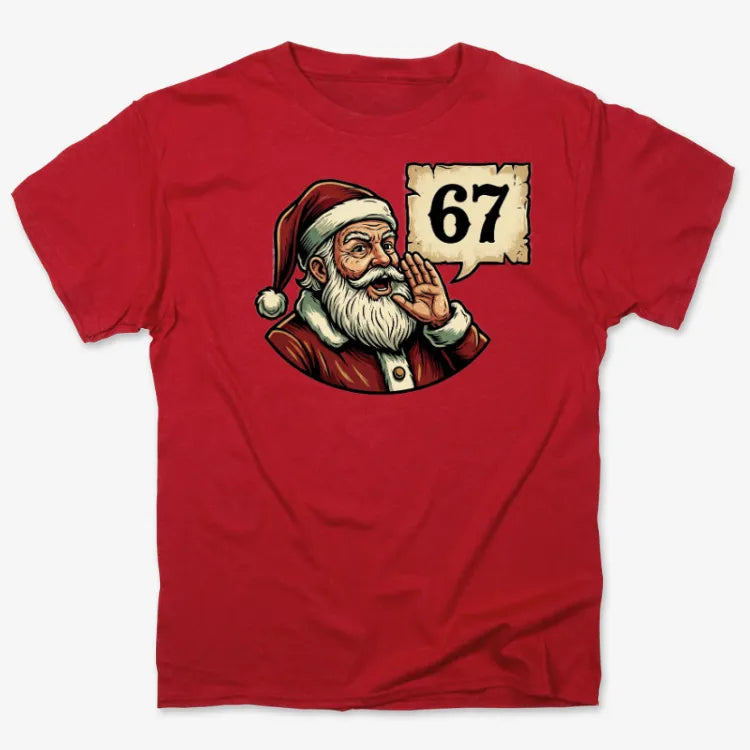 Santa's Countdown Tee: 67 Days to Cheer!