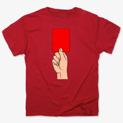 Red Card Statement-Men's T-Shirt-Red