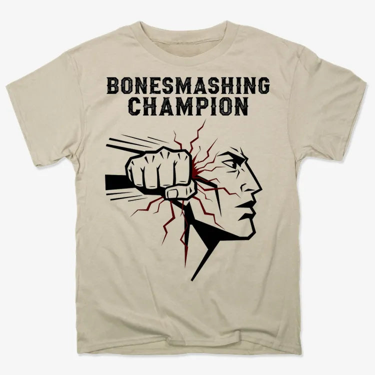 Bone-Smashing Champion Tee-Men's T-Shirt-Sand