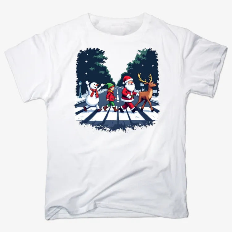 Festive Abbey Road Inspired T-Shirt