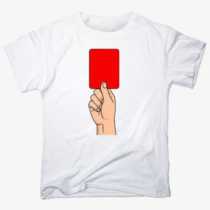 Red Card Statement-Men's T-Shirt-White