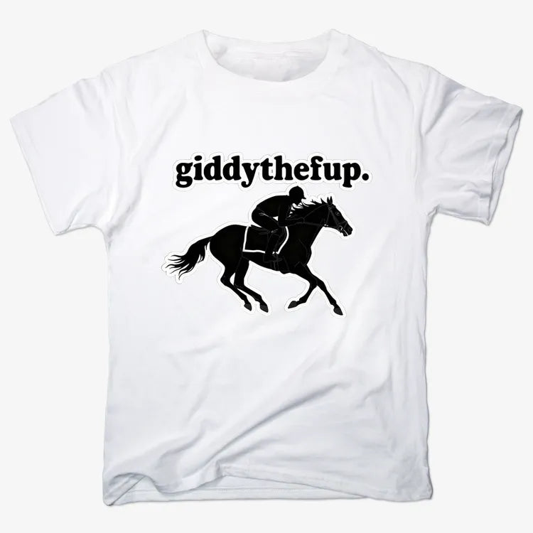 Giddythefup-Men's T-Shirt-White