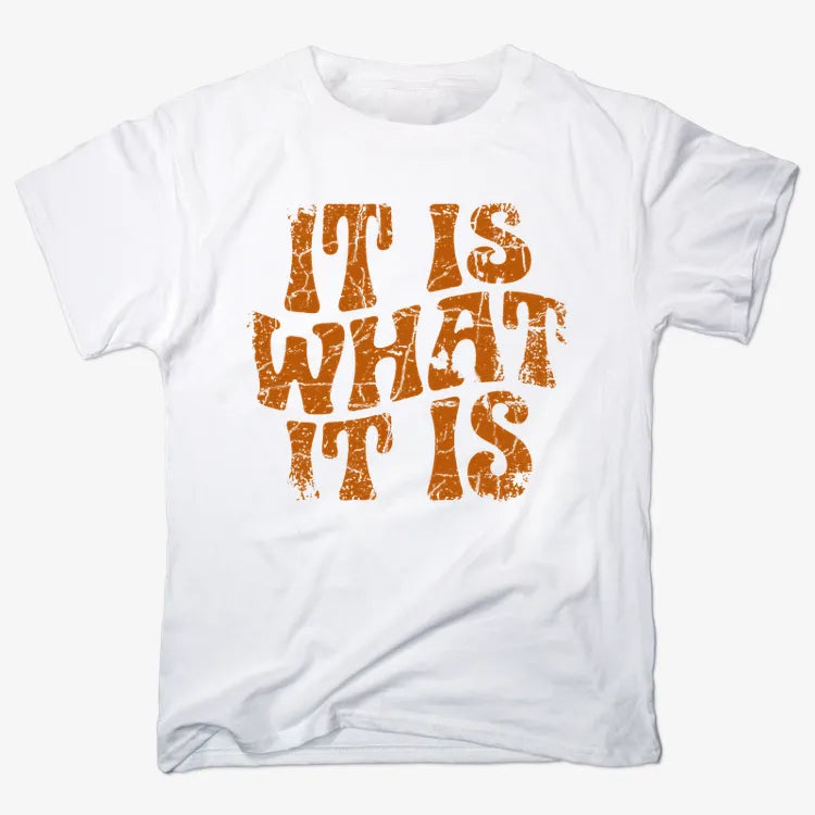 It Is What It Is-Men's T-Shirt-White