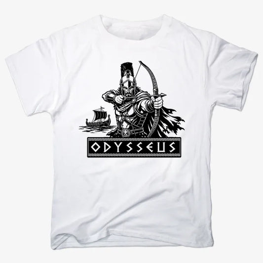 Odysseus Odyssey Design-Men's T-Shirt-White