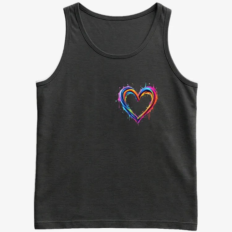 Rainbow Heartbeat Tee
