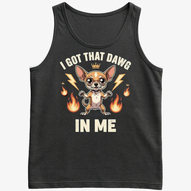 I Got That Dawg In Me-Men's Tank Top-Black
