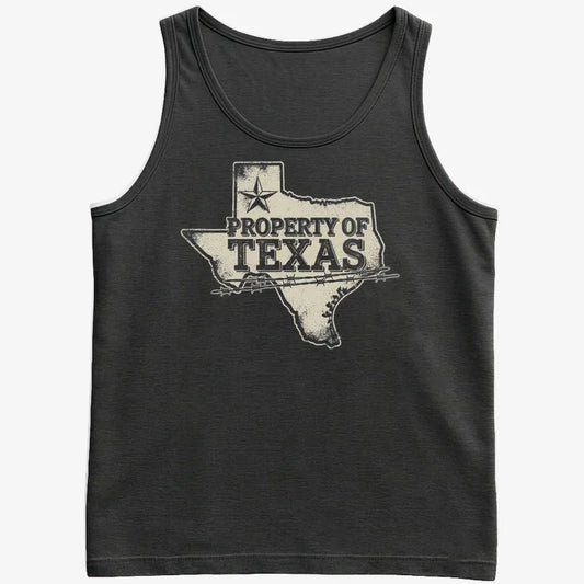 Property of Texas-Men's Tank Top-Black