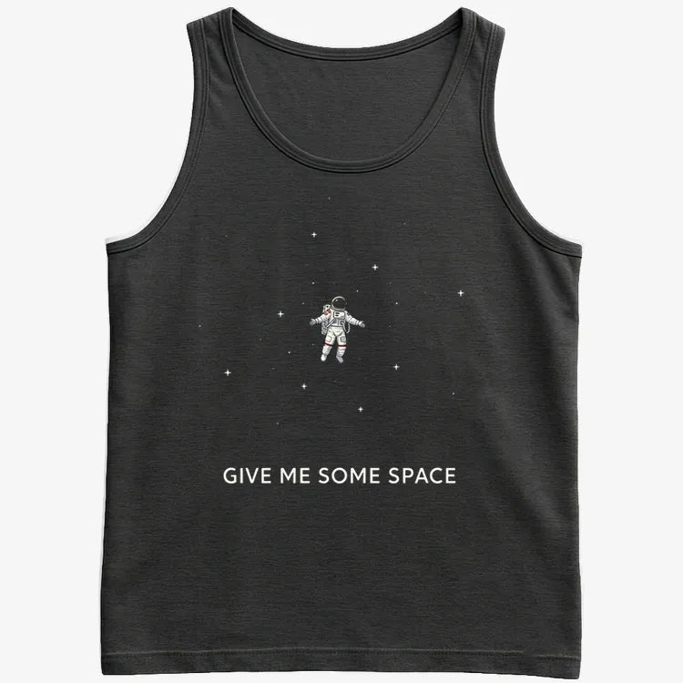 Give Me Some Space-Men's Tank Top-Black