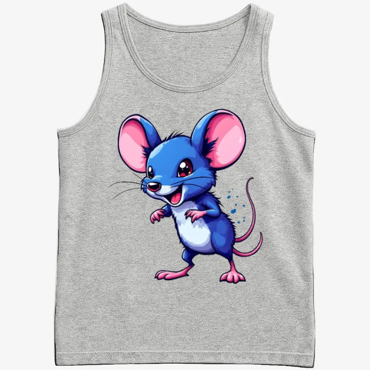 Blue Anime Mouse Tee