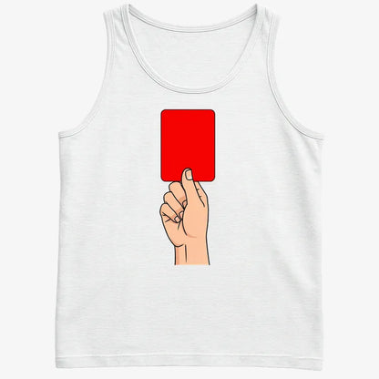 Red Card Statement-Men's Tank Top-White