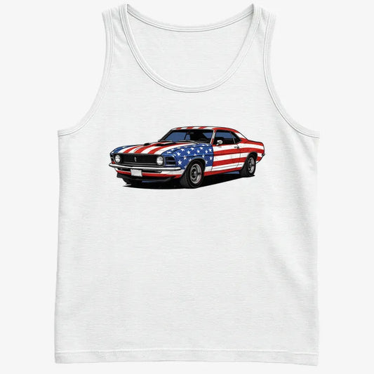 American Muscle Car Pride-Men's Tank Top-White