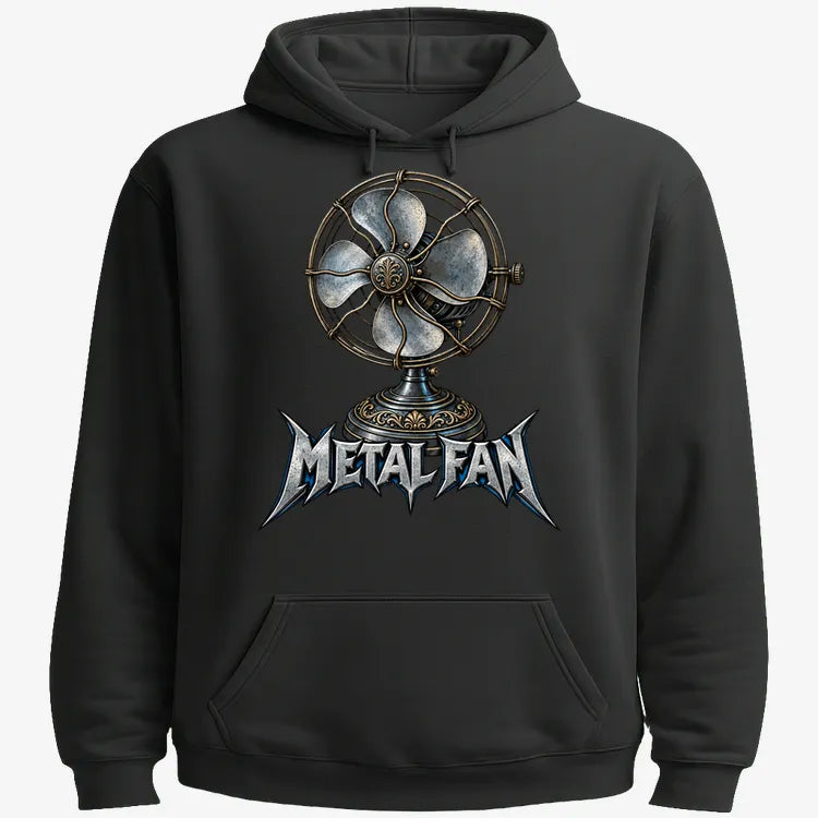 Metal Fan-Hoodie-Black