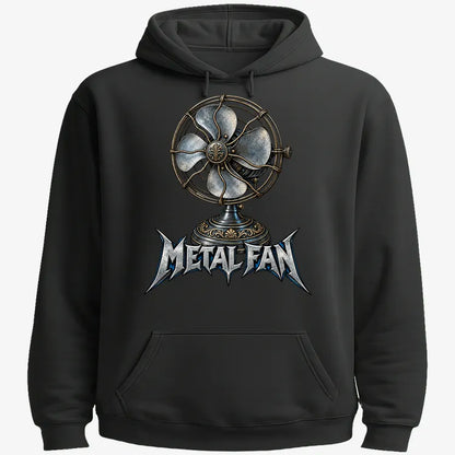 Metal Fan-Hoodie-Black
