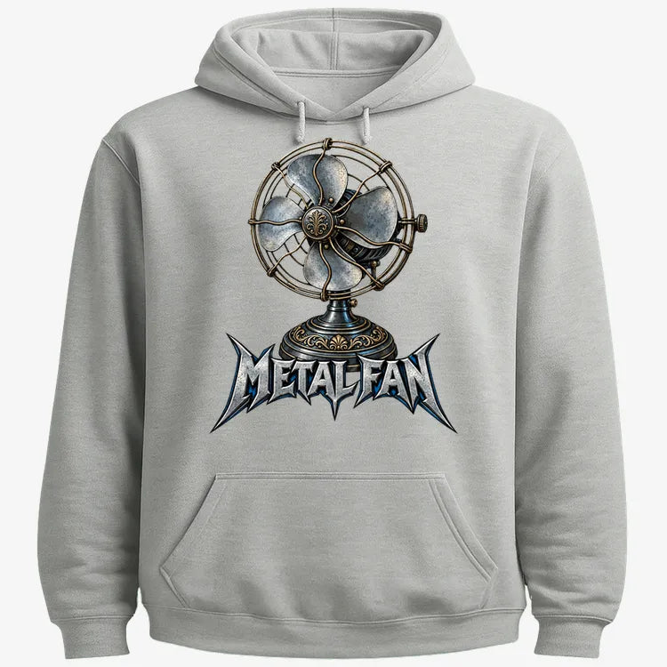 Metal Fan-Hoodie-Gray Heather
