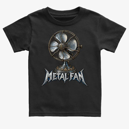 Metal Fan-Kids T-Shirt-Black