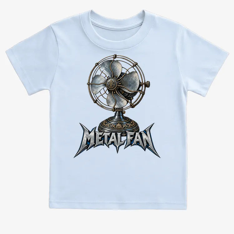 Metal Fan-Kids T-Shirt-Blue