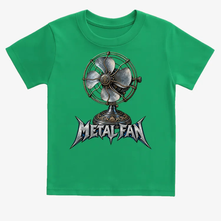 Metal Fan-Kids T-Shirt-Green