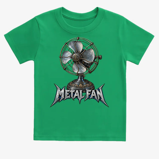 Metal Fan-Kids T-Shirt-Green