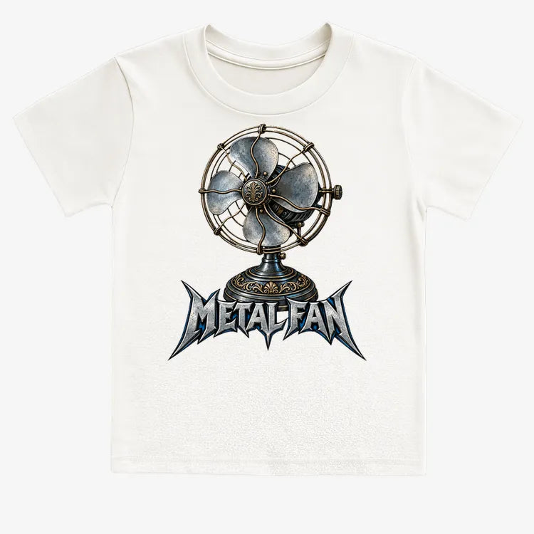 Metal Fan-Kids T-Shirt-White