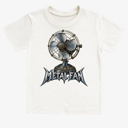 Metal Fan-Kids T-Shirt-White