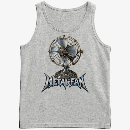 Metal Fan-Men's Tank Top-Gray Heather