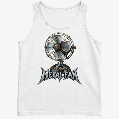 Metal Fan-Men's Tank Top-White