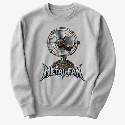 Metal Fan-Sweatshirt-Gray Heather