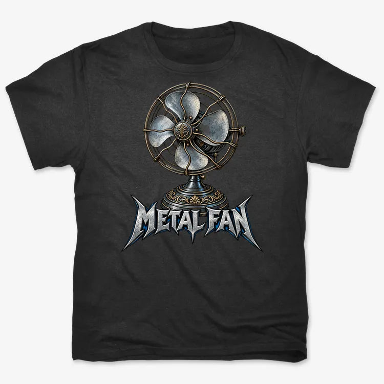 Metal Fan-Unisex Heavyweight T-Shirt-Black