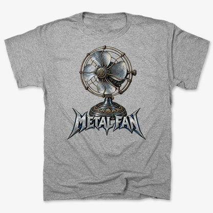 Metal Fan-Unisex Heavyweight T-Shirt-Heather Gray