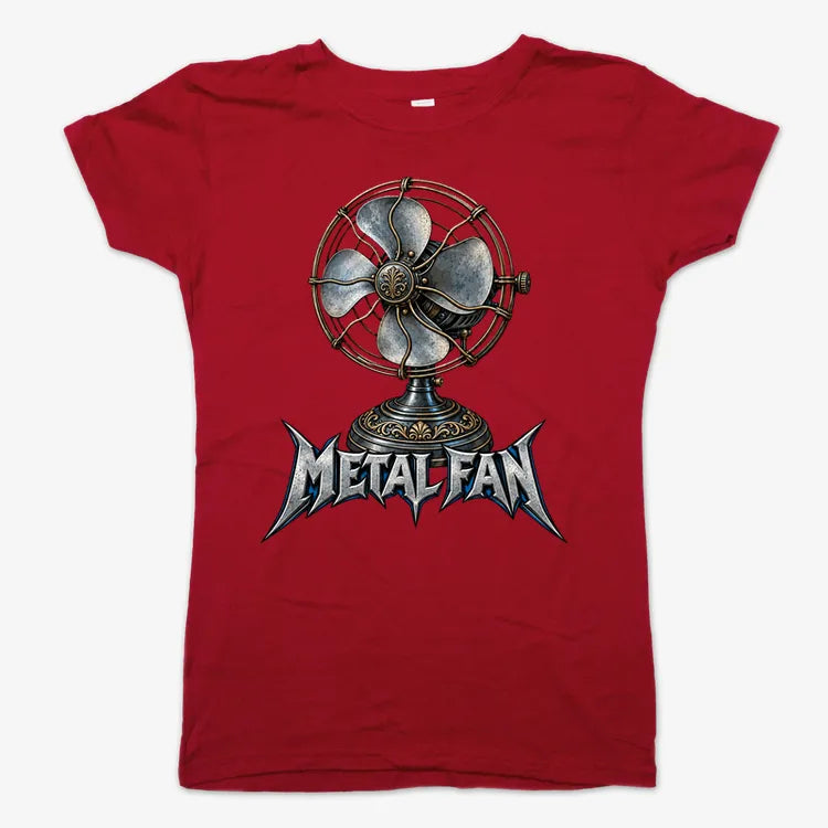 Metal Fan-Women's T-Shirt-Deep Red