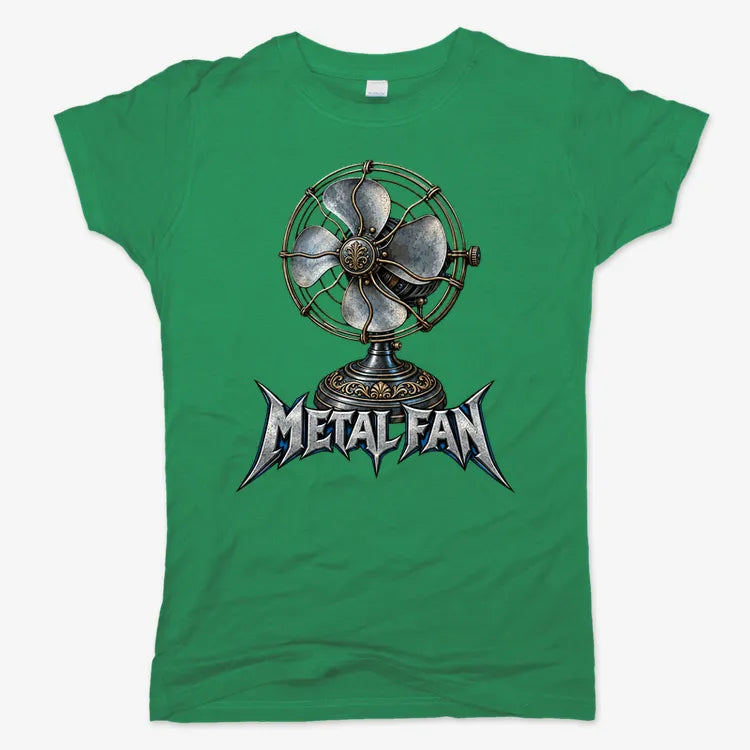 Metal Fan-Women's T-Shirt-Lucky Green