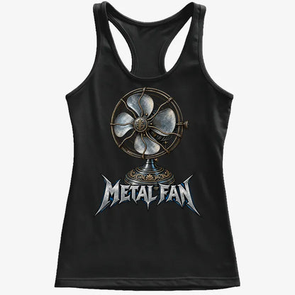 Metal Fan-Women's Tank Top-Midnight